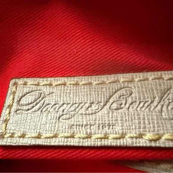 Dooney & Bourke Darcy Satchel Saffiano Leather 14K Gold plated hardware - Picture 10 of 16